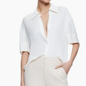 Alice and Olivia Brady viscose shirt